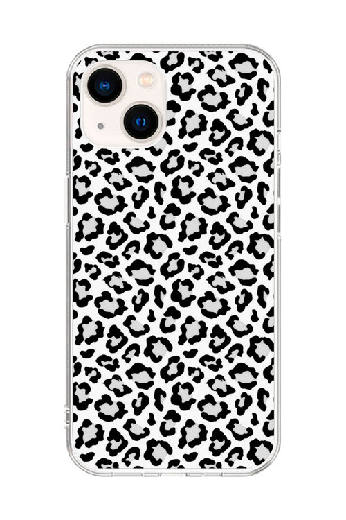 İphone 15 Pro Uyumlu Şeffaf Kılıf Leopar Tasarımlı 2