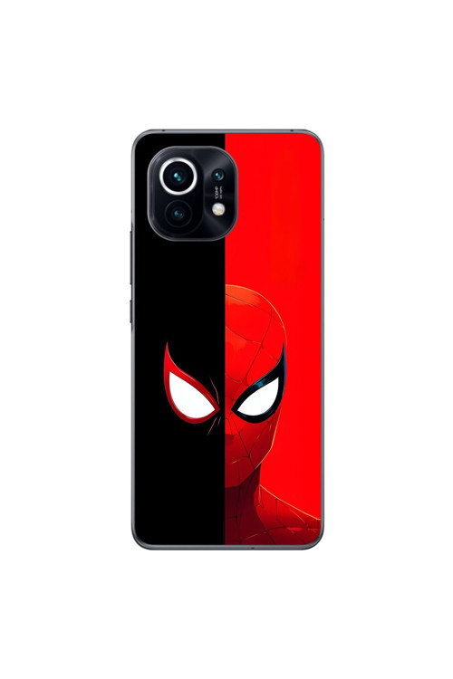 Xiaomi Mi 11 Uyumlu Şeffaf Kılıf Spider-Man 2 Tasarımlı