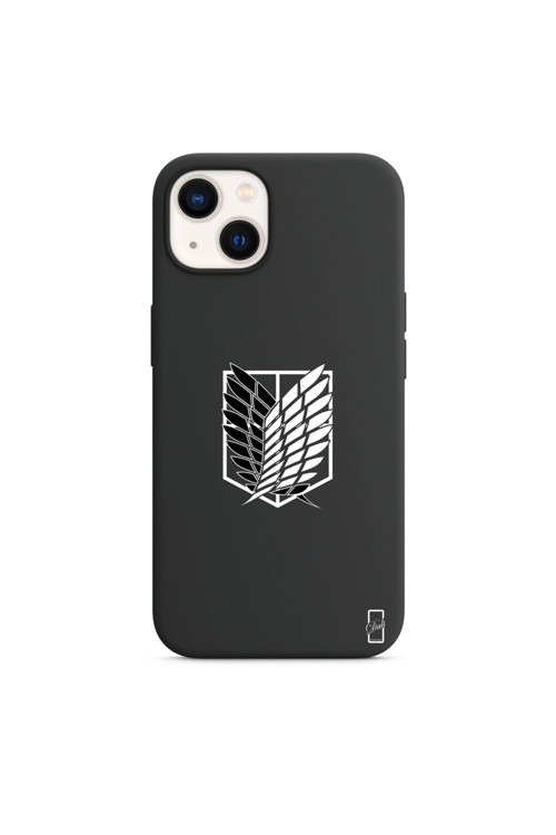 İphone 14 Siyah Lansman Kılıf Attack On Titan