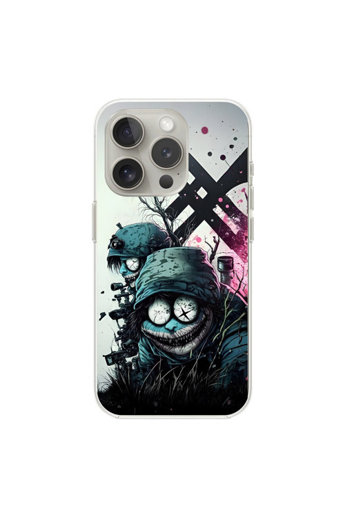 İphone 14 Pro Max Uyumlu Şeffaf Kılıf Aesthetic 6 Tasarımlı