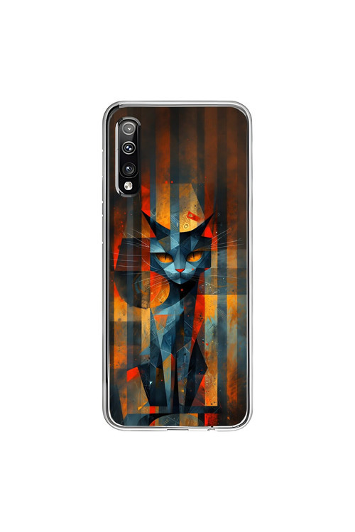 Samsung Galaxy A50 Uyumlu Şeffaf Kılıf Aesthetic 2 Tasarımlı