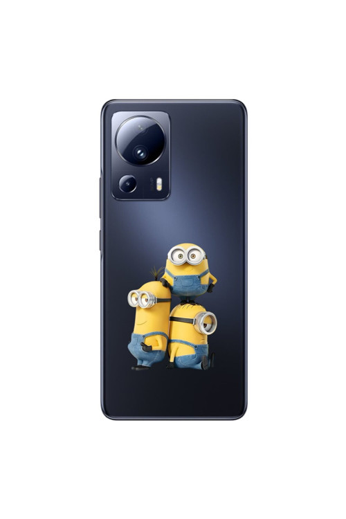 Xiaomi Mi 13 Lite Uyumlu Şeffaf Kılıf Cartoon 10 Tasarımlı