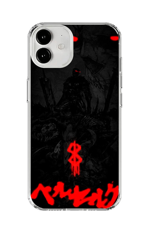 İphone 12 Mini Uyumlu Şeffaf Kılıf Berserk Tasarımlı 3