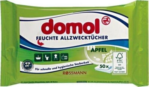 Elma Kokulu Islak Temizlik Bezi 50'li