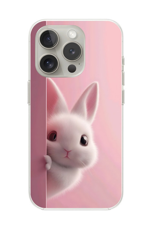 İphone 13 Pro Max Uyumlu Şeffaf Kılıf 5 Peluş Tasarımlı