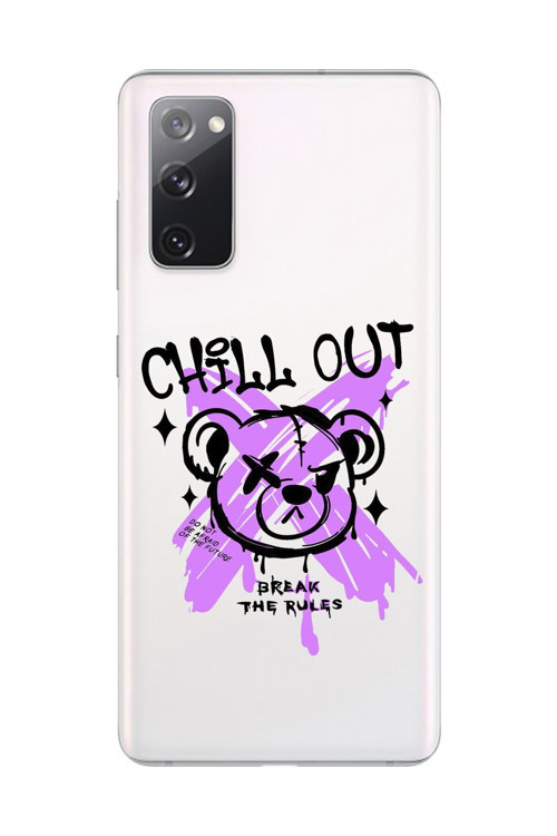 Samsung Galaxy S20 Fe Uyumlu Şeffaf Kılıf Graffiti 7 Tasarımlı
