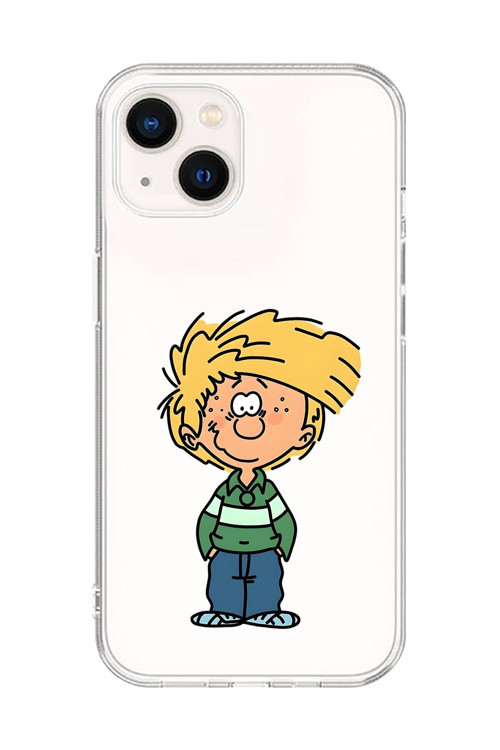 İphone 14 Plus Uyumlu Şeffaf Kılıf Cartoon Cedric 2 Tasarımlı