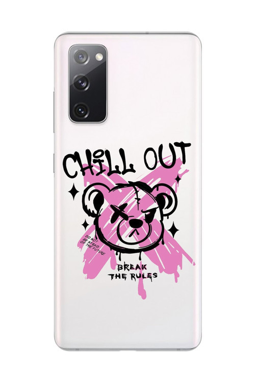 Samsung Galaxy S20 Fe Uyumlu Şeffaf Kılıf Graffiti 6 Tasarımlı