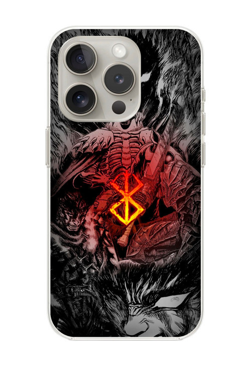 İphone 11 Pro Uyumlu Şeffaf Kılıf Berserk Tasarımlı 2