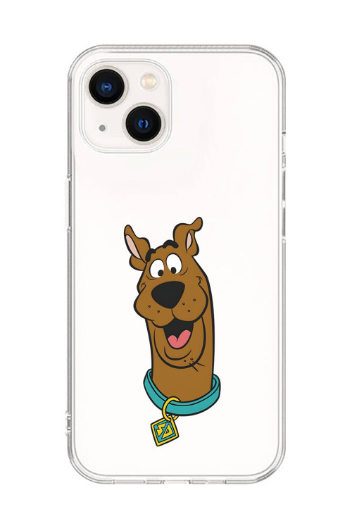 İphone 14 Plus Uyumlu Şeffaf Kılıf Cartoon Scooby Doo 14 Tasarımlı