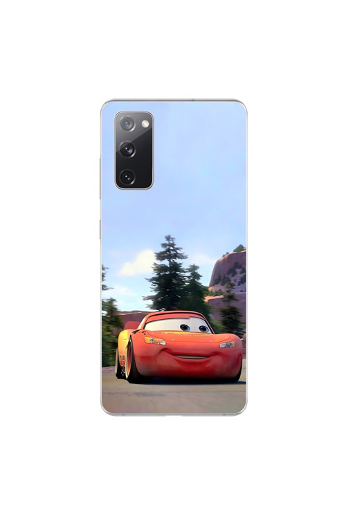 Samsung Galaxy S20 Fe Uyumlu Şeffaf Kılıf Couple Mcqueen 1 Tasarımlı