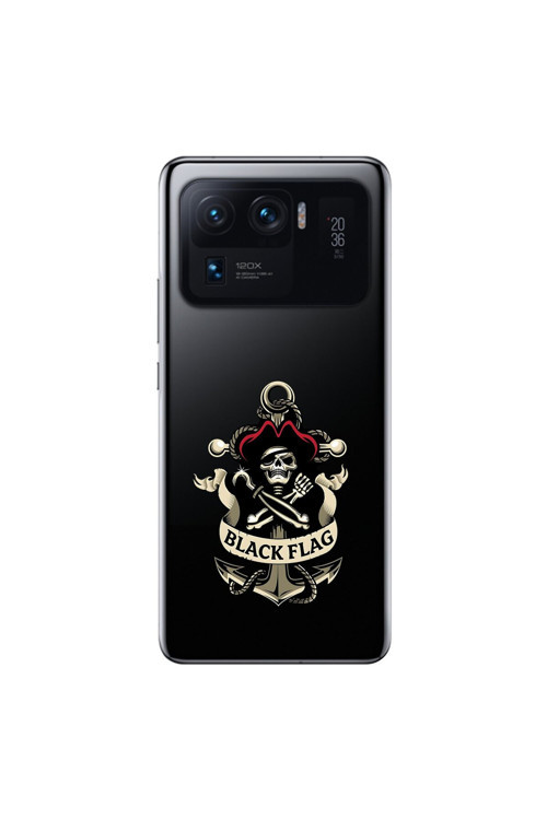 Xiaomi Mi 11 Pro Uyumlu Şeffaf Kılıf Pirate 4 Tasarımlı