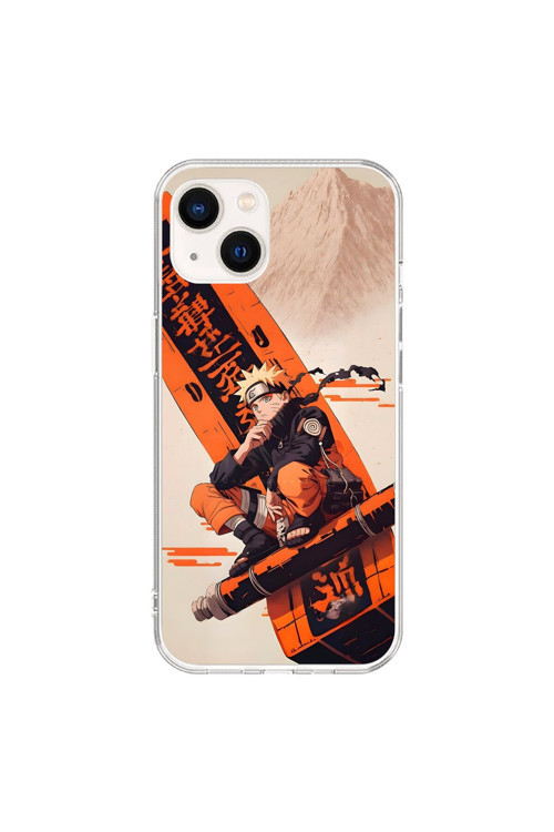 İphone 15 Plus Uyumlu Şeffaf Kılıf Naruto Tasarımlı
