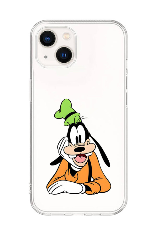 İphone 14 Plus Uyumlu Şeffaf Kılıf Cartoon Goofy 5 Tasarımlı