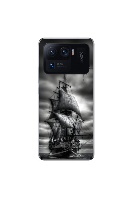 Xiaomi Mi 11 Pro Uyumlu Şeffaf Kılıf Pirate 2 Tasarımlı