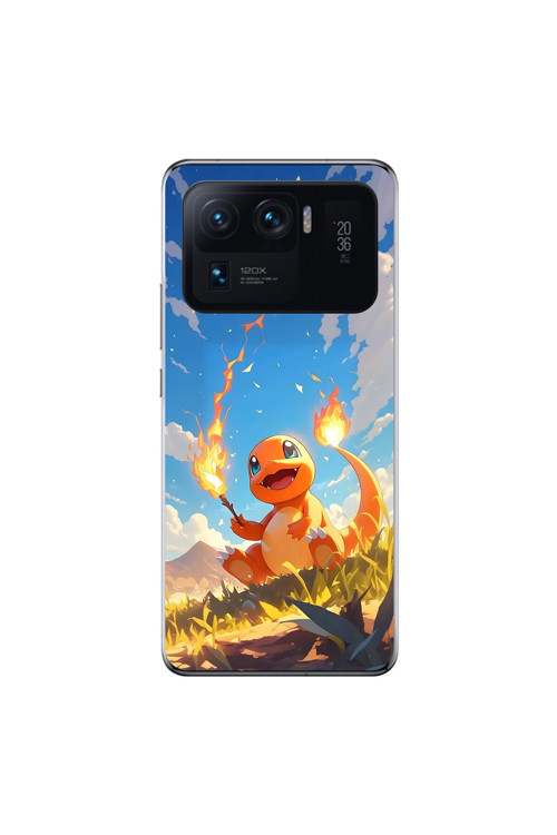 Xiaomi Mi 11 Pro Uyumlu Şeffaf Kılıf Pokemon 5 Tasarımlı
