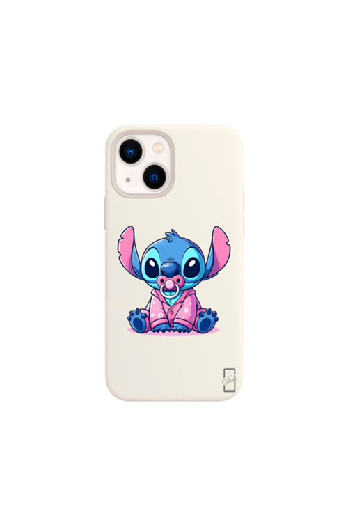 İphone 14 Beyaz Lansman Kılıf Baby Stich