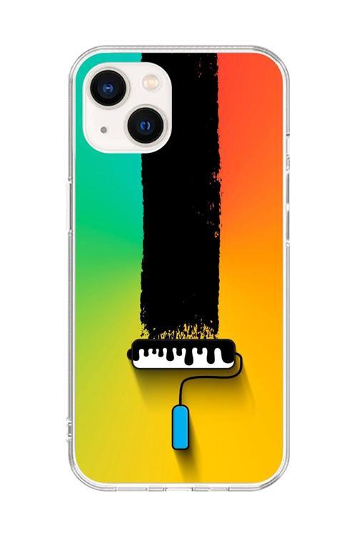 İphone 14 Uyumlu Şeffaf Kılıf Renk 1 Tasarımlı