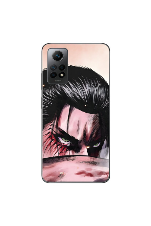 Xiaomi Redmi Note 12 Pro Uyumlu Şeffaf Kılıf Attack On Titan 3 Tasarımlı