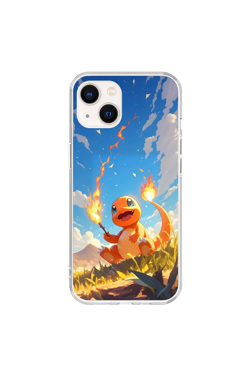 İphone 15 Plus Uyumlu Şeffaf Kılıf Pokemon 5 Tasarımlı