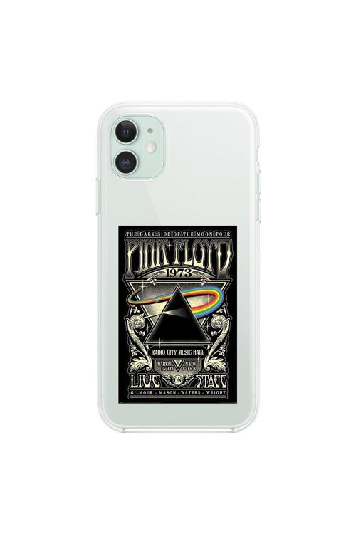 İphone 11 Uyumlu Şeffaf Kılıf Pink Floyd Tasarımlı
