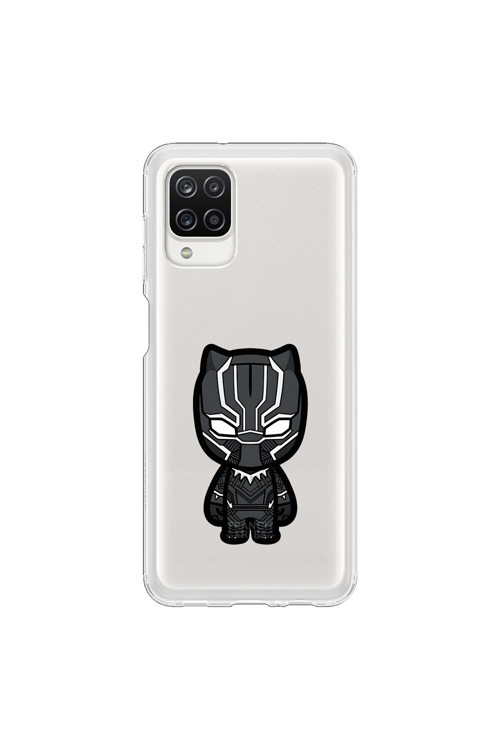 Samsung Galaxy A12 Uyumlu Şeffaf Kılıf Chibi 6 Tasarımlı