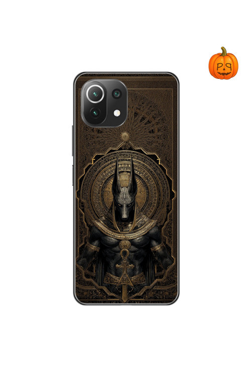 Xiaomi Mi 11 Uyumlu Şeffaf Kılıf Antik Mısır 1 Tasarımlı