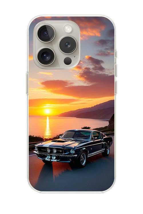 İphone 12 Pro Uyumlu Şeffaf Kılıf Araba Tasarımlı 2
