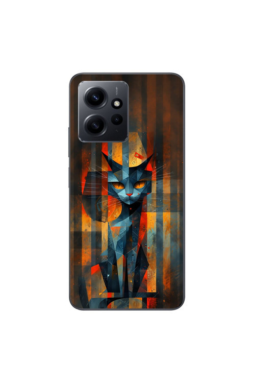 Xiaomi Redmi Note 12 Uyumlu Şeffaf Kılıf Aesthetic 2 Tasarımlı