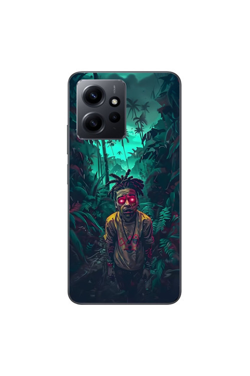 Xiaomi Redmi Note 12 Uyumlu Şeffaf Kılıf Aesthetic 7 Tasarımlı