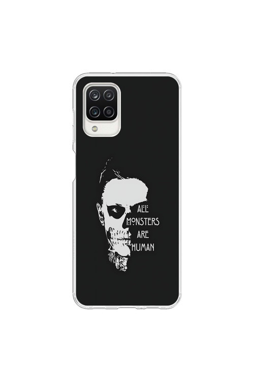 Samsung Galaxy A12 Uyumlu Şeffaf Kılıf American Horror Story Tasarımlı