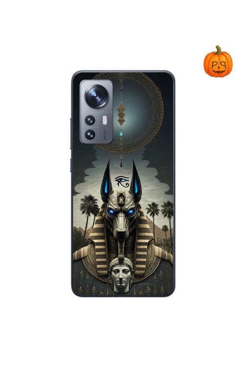 Xiaomi Mi 12 Lite Uyumlu Şeffaf Kılıf Antik Mısır 5 Tasarımlı