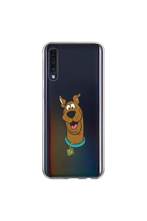 Samsung Galaxy A70 Uyumlu Şeffaf Kılıf Cartoon 14 Tasarımlı