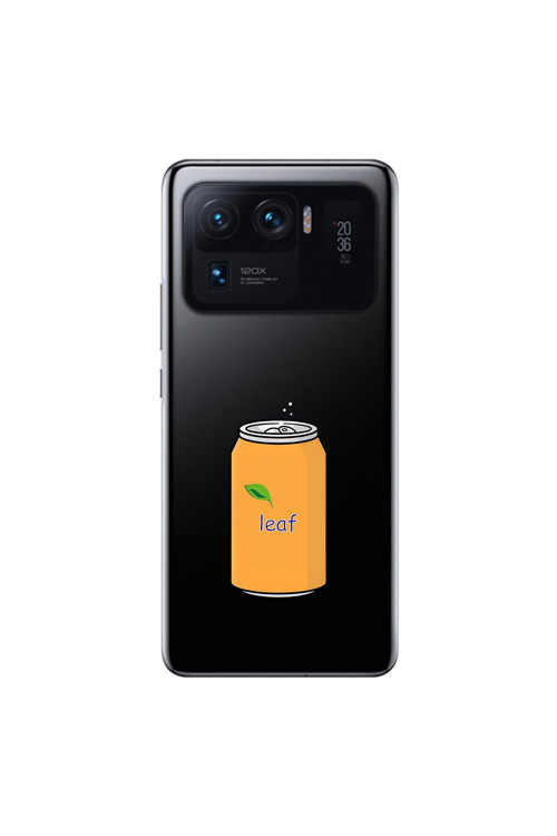 Xiaomi Mi 11 Pro Uyumlu Şeffaf Kılıf Fast Food 3 Tasarımlı