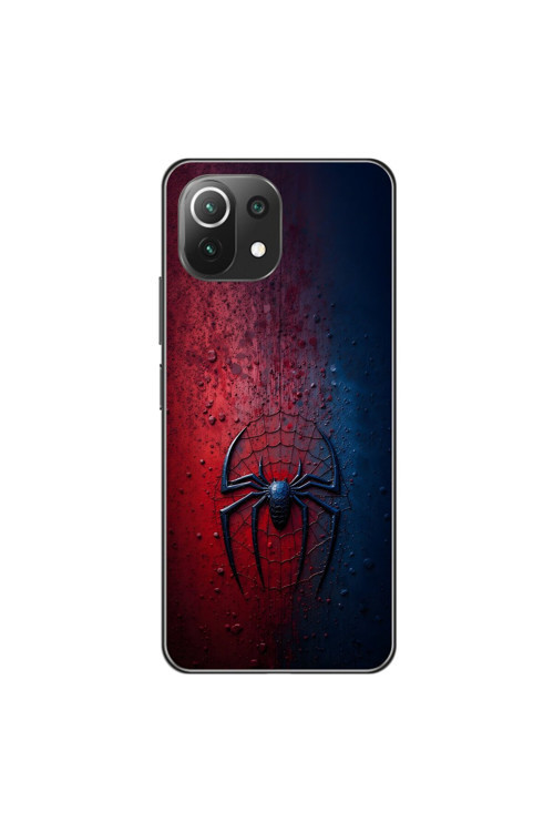 Xiaomi Mi 11 Lite Uyumlu Şeffaf Kılıf Spider-Man 3 Tasarımlı