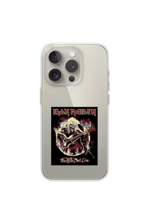 İphone 12 Pro Max Uyumlu Şeffaf Kılıf Iron Maiden Tasarımlı