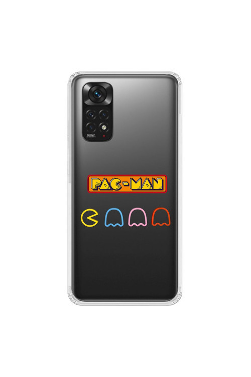 Xiaomi Redmi Note 11 Uyumlu Şeffaf Kılıf 1 Pac-Man Tasarımlı