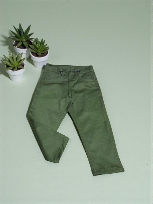 KLASİK KESİM İNCE GABARDİN PANTOLON - RN25PNT-Haki-2 Yaş Haki