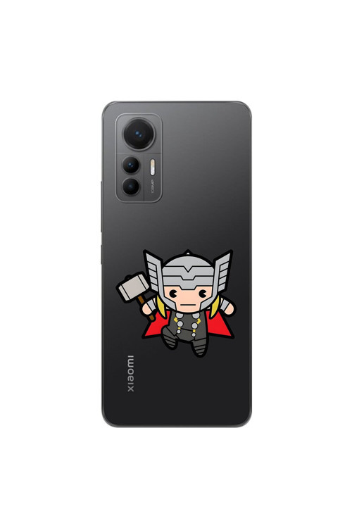 Xiaomi Mi 12 Lite Uyumlu Şeffaf Kılıf Chibi 5 Tasarımlı