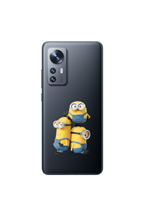 Xiaomi Mi 12 Uyumlu Şeffaf Kılıf Cartoon 10 Tasarımlı
