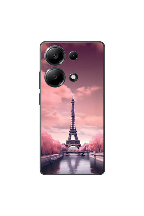 Xiaomi Redmi Note 13 Pro Uyumlu Şeffaf Kılıf Paris 3 Tasarımlı