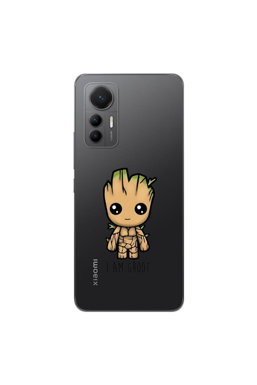 Xiaomi Mi 12 Lite Uyumlu Şeffaf Kılıf Chibi 1 Tasarımlı