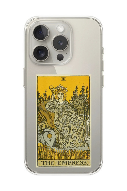 İphone 14 Pro Max Uyumlu Şeffaf Kılıf The Empress Tasarımlı