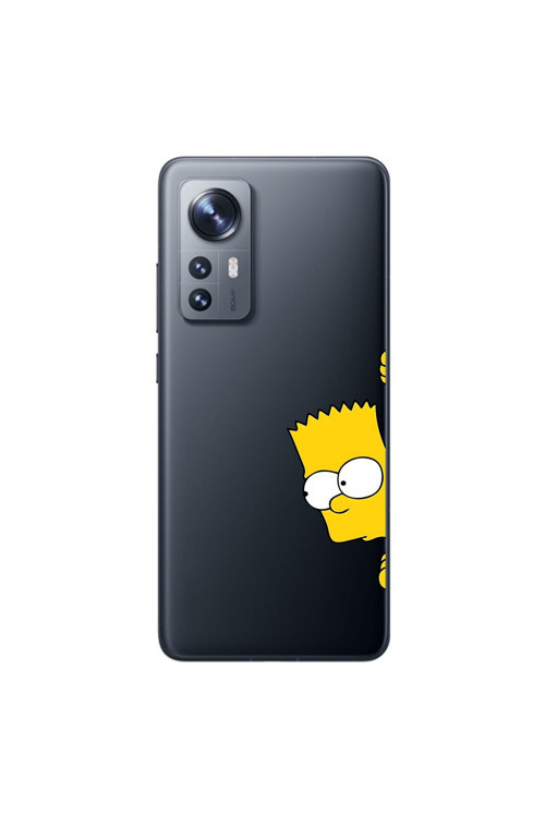 Xiaomi Mi 12 Uyumlu Şeffaf Kılıf Cartoon 16 Tasarımlı