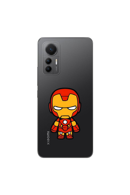 Xiaomi Mi 12 Lite Uyumlu Şeffaf Kılıf Chibi 2 Tasarımlı