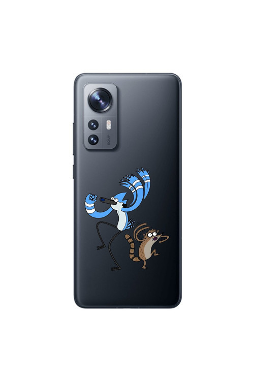 Xiaomi Mi 12 Uyumlu Şeffaf Kılıf Cartoon 13 Tasarımlı