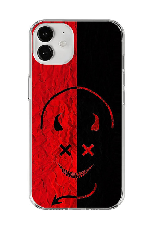 İphone 12 Mini Uyumlu Şeffaf Kılıf Devil 2 Tasarımlı