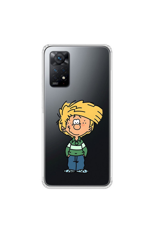 Xiaomi Redmi Note 11 Pro Uyumlu Şeffaf Kılıf Cartoon 2 Tasarımlı