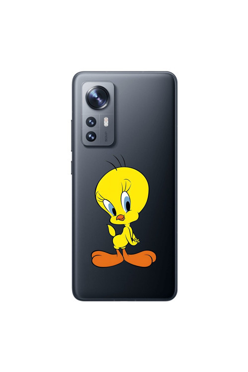 Xiaomi Mi 12 Uyumlu Şeffaf Kılıf Cartoon 17 Tasarımlı