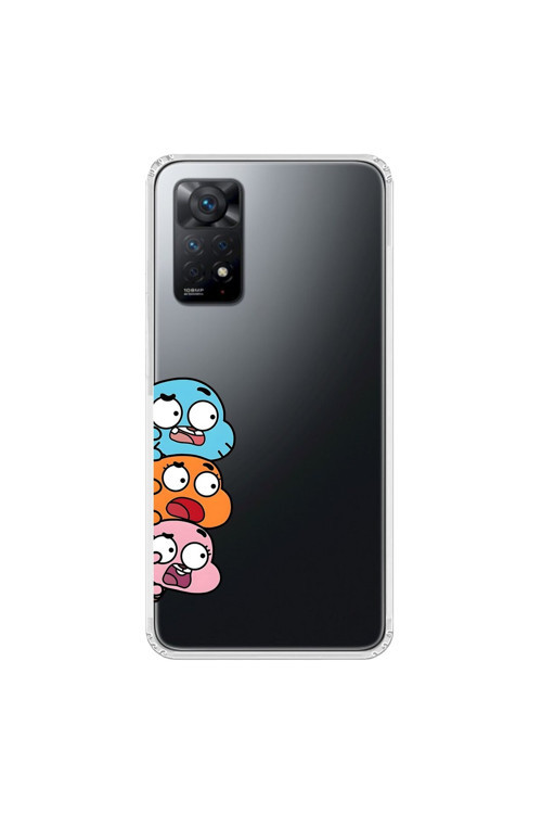 Xiaomi Redmi Note 11 Pro Uyumlu Şeffaf Kılıf Cartoon 6 Tasarımlı